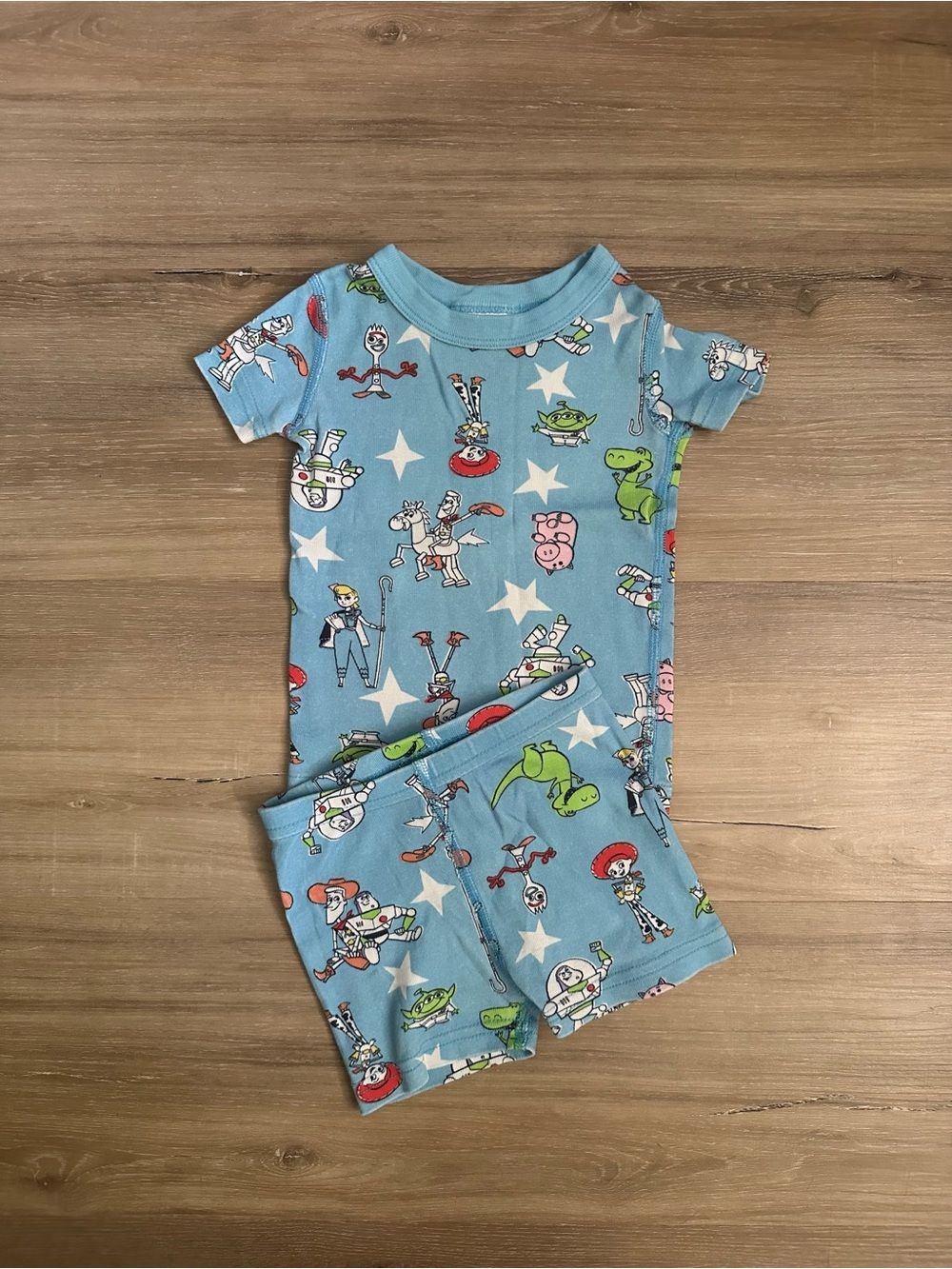 Hanna Andersson Disney Toy Story Pajama Set 6-12M Woody Buzz Jessie Rex Hamm Boo